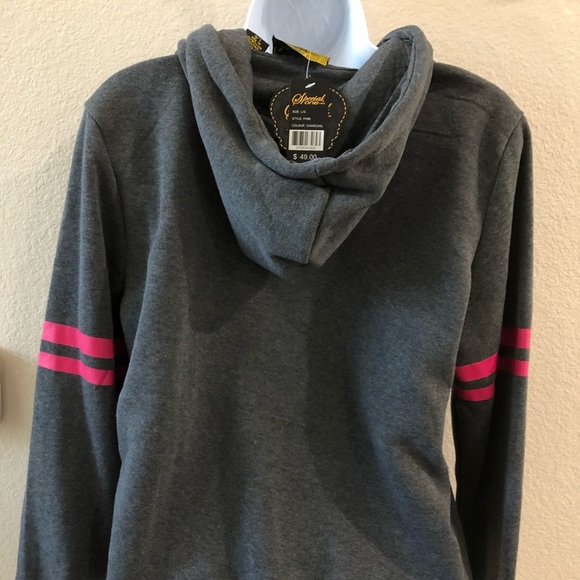 Grey Hoodie- sz large - Picture 4 of 5